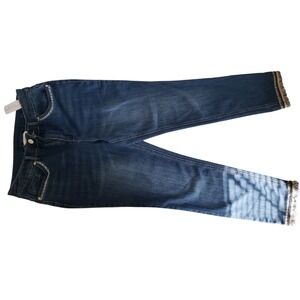 Christopher & Banks Denim Emblished‎ Crops. NWT Size 6 *2 for $25 SEND OFFER*